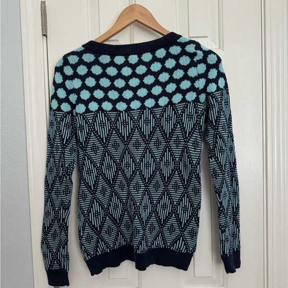 Mixed pattern pullover sweater - Picture 2 of 2